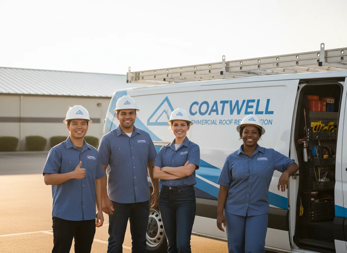 Commercial roof coating company in Burton, MI